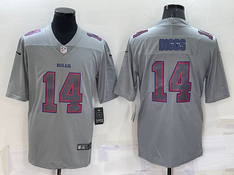 Men Buffalo Bills #14 Diggs Grey 2022 Nike Limited Vapor Untouchable NFL Jerseys->buffalo bills->NFL Jersey